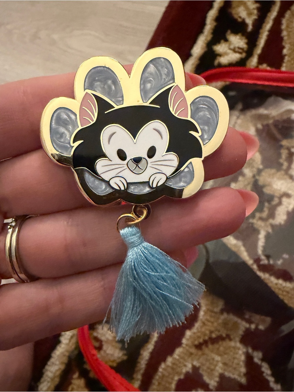 Disney Cats Tassel Blind Box Enamel Pin - BoxLunch Exclusive - Figaro